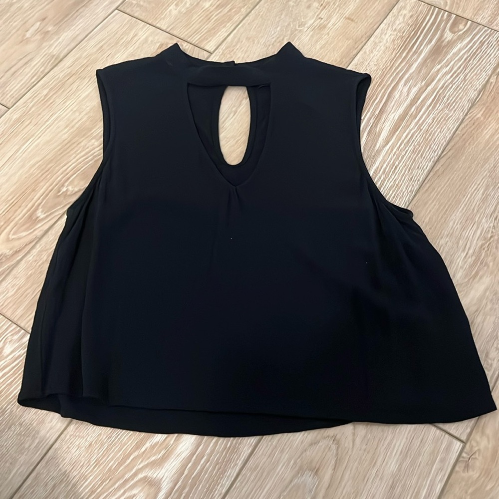 Kendall and Kylie black crop top